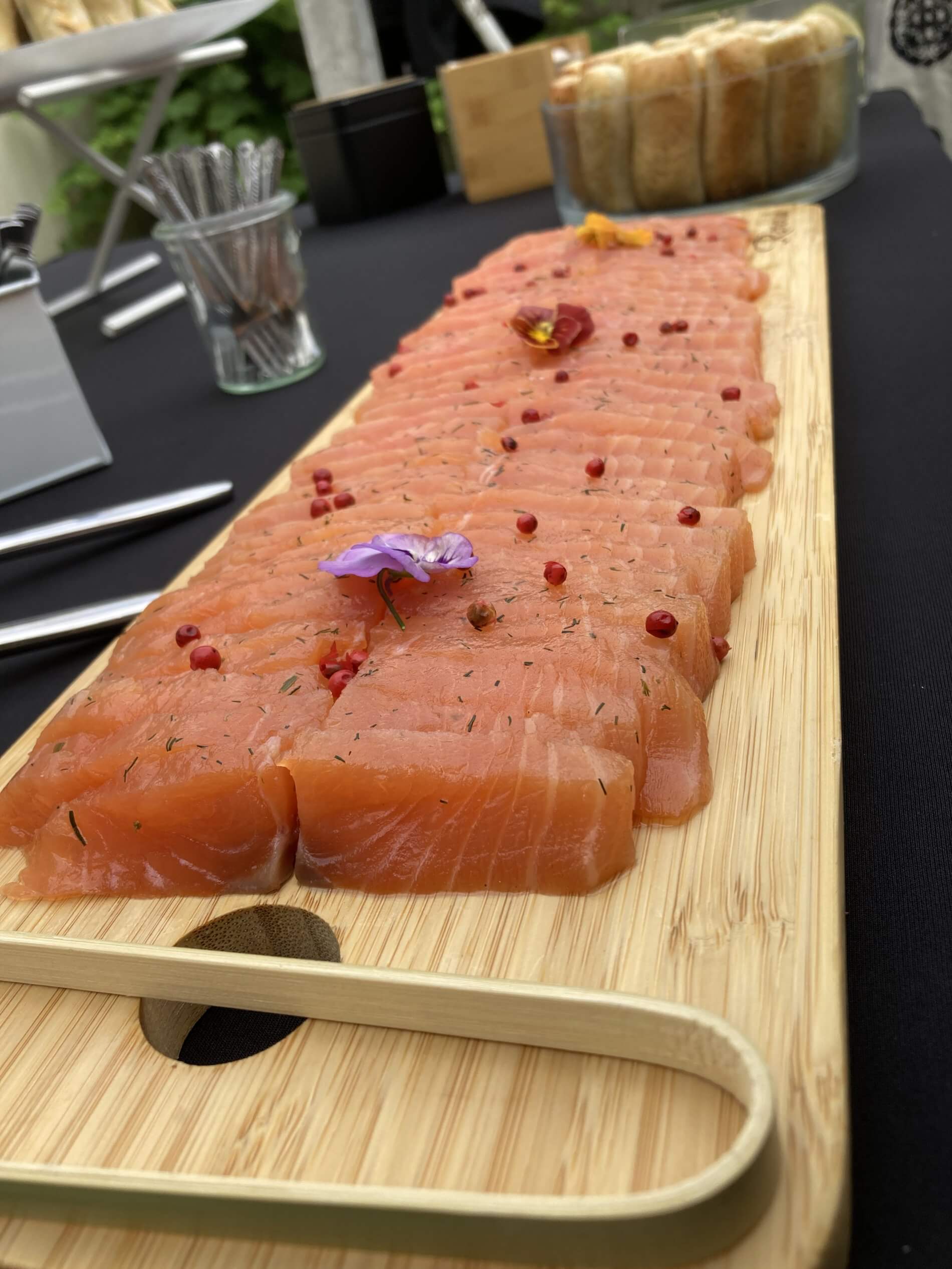 Renaud Traiteur - Beechwood-smoked salmon