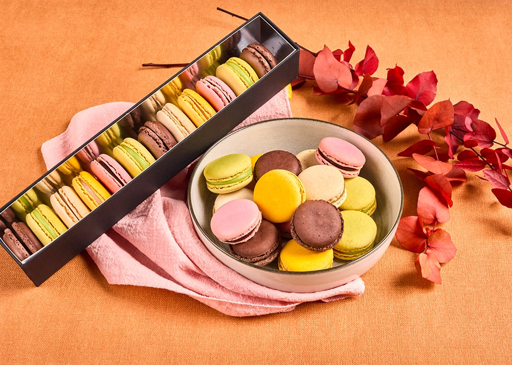 Macarons - coffret de 10 pièces